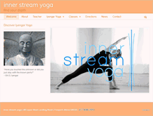 Tablet Screenshot of innerstreamyoga.com